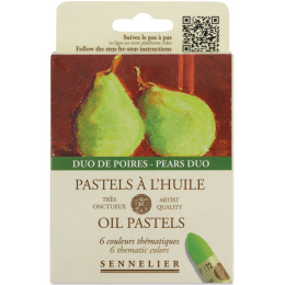 Oljepastell Pears Duo 5 ml 6-sett i gruppen Kunstnermateriell / Kunstnerfarge / Pastell / Oljepasteller hos Pen Store (138064)