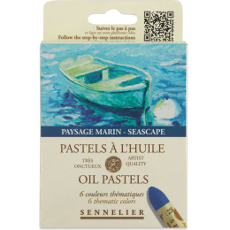 Oljepastell Seascape 5 ml 6-sett i gruppen Kunstnermateriell / Kunstnerfarge / Pastell / Oljepasteller hos Pen Store (138066)