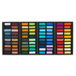 Mykpastell 1/2 à l'écu 80-sett i gruppen Kunstnermateriell / Kritt og blyanter / Pastellkritt hos Pen Store (138072)