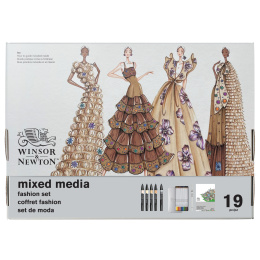 Mixed Media Fashion Set 19 deler i gruppen Penner / Kunstnerpenner / Illustrasjonmarkers hos Pen Store (138078)