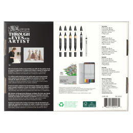 Mixed Media Fashion Set 19 deler i gruppen Penner / Kunstnerpenner / Illustrasjonmarkers hos Pen Store (138078)