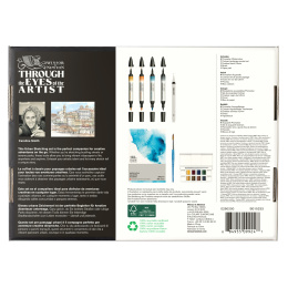 Mixed Media Urban Sketching Set 16 deler i gruppen Penner / Kunstnerpenner / Illustrasjonmarkers hos Pen Store (138079)