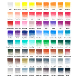 Studio Collection Fargeblyanter 72-sett i gruppen Kunstnermateriell / Kunstnersett / Colored pencils in sets hos Pen Store (138080)