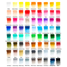 Studio Collection Akvarellblyanter 72-sett i gruppen Penner / Kunstnerpenner / Akvarellblyanter hos Pen Store (138081)