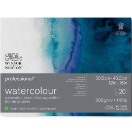 Professional AkvarellblokkRough 31x41 cm 300g i gruppen  Papir & Blokk / Artistblokk / Akvarellpapir hos Pen Store (138088)