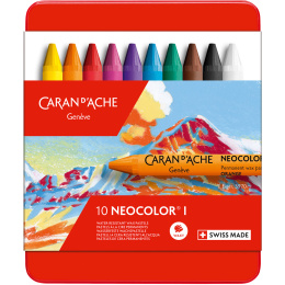 Neocolor I Pastellfargestifter 10-sett i gruppen Kunstnermateriell / Kritt og blyanter / Pastellkritt hos Pen Store (138089)