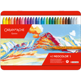 Neocolor I Pastellfargestifter 40-sett i gruppen Kunstnermateriell / Kritt og blyanter / Pastellkritt hos Pen Store (138090)