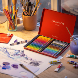 Neocolor II Aquarelle 40-set i gruppen Kunstnermateriell / Kritt og blyanter / Pastellkritt hos Pen Store (138091)