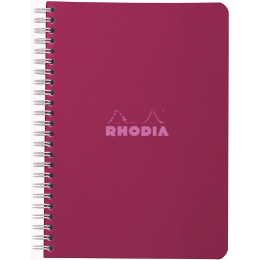 Notebook Spiral Plum A5 Linjert i gruppen  Papir & Blokk / Skrive og ta notater / Skriveblokker og hefter hos Pen Store (138116)