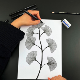 Fineliner MONO Drawing Bold 4-sett i gruppen Penner / Skrive / Fineliners hos Pen Store (138133)
