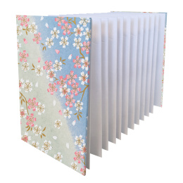 Notebook Goshuincho Blue Flower i gruppen  Papir & Blokk / Artistblokk / Skissebøker hos Pen Store (138160)