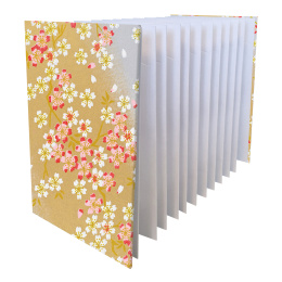 Notebook Goshuincho Gold Flower i gruppen  Papir & Blokk / Artistblokk / Skissebøker hos Pen Store (138161)