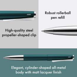 Studio Petrol Rollerball i gruppen Penner / Fine Writing / Rollerballpenner hos Pen Store (138248)