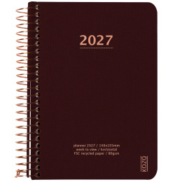 Kalender 2027 A6 Weekly Coffee i gruppen  Papir & Blokk / Kalendere / 12 md kalendere hos Pen Store (138271)