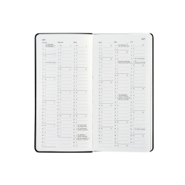 Kalender Björn 2027 Slim Weekly Vertikal Svart i gruppen  Papir & Blokk / Kalendere / 12 md kalendere hos Pen Store (138285)