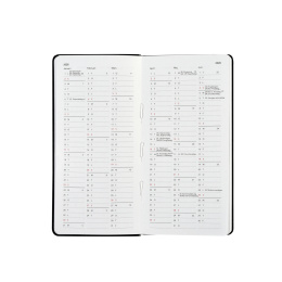 Kalender Björn 2027 Slim Weekly Vertikal Svart i gruppen  Papir & Blokk / Kalendere / 12 md kalendere hos Pen Store (138285)
