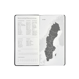 Kalender Björn 2027 Slim Weekly Vertikal Svart i gruppen  Papir & Blokk / Kalendere / 12 md kalendere hos Pen Store (138285)