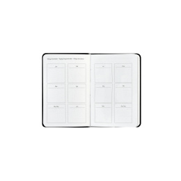 Kalender Björn 2027 Mini Weekly Horisontell Svart i gruppen  Papir & Blokk / Kalendere / 12 md kalendere hos Pen Store (138286)