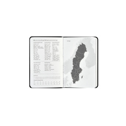 Kalender Björn 2027 Mini Weekly Horisontell Svart i gruppen  Papir & Blokk / Kalendere / 12 md kalendere hos Pen Store (138286)