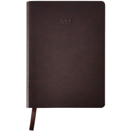 Kalender Björn 2027 A5 Weekly Horisontell Kastanjebrun i gruppen  Papir & Blokk / Kalendere / 12 md kalendere hos Pen Store (138293)