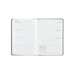 Kalender Björn 2027 A6 Weekly Horisontell Kastanjebrun i gruppen  Papir & Blokk / Kalendere / 12 md kalendere hos Pen Store (138294)