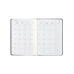 Kalender Björn 2027 A6 Weekly Horisontell Kastanjebrun i gruppen  Papir & Blokk / Kalendere / 12 md kalendere hos Pen Store (138294)