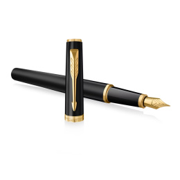 Meridian Matte Black/Gold Reservoar i gruppen Penner / Fine Writing / Eksklusive penner hos Pen Store (138299_r)