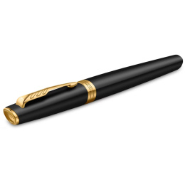Meridian Matte Black/Gold Reservoar i gruppen Penner / Fine Writing / Eksklusive penner hos Pen Store (138299_r)
