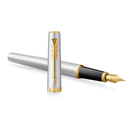 Meridian Chrome/Gold Fyllepenn  i gruppen Penner / Fine Writing / Fyllepenner hos Pen Store (138303_r)