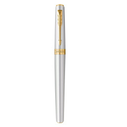 Meridian Chrome/Gold Fyllepenn  i gruppen Penner / Fine Writing / Fyllepenner hos Pen Store (138303_r)