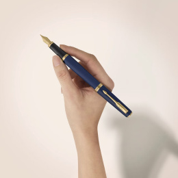 Meridian Blue/Gold Fyllepenn  i gruppen Penner / Fine Writing / Eksklusive penner hos Pen Store (138311_r)