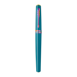 Meridian Teal/Rainbow Fyllepenn  i gruppen Penner / Fine Writing / Eksklusive penner hos Pen Store (138327_r)