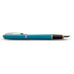 Meridian Teal/Rainbow Fyllepenn  i gruppen Penner / Fine Writing / Eksklusive penner hos Pen Store (138327_r)