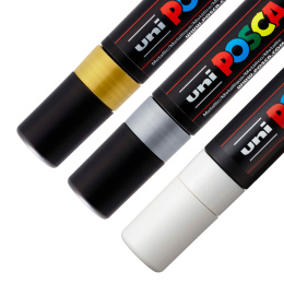 PC-17K Metallic 3-set i gruppen Penner / Kunstnerpenner / Illustrasjonmarkers hos Pen Store (poscaPC17K_set)