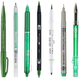 Sample kit Grønn i gruppen Selected / Sample kits hos Pen Store (sample09_set)